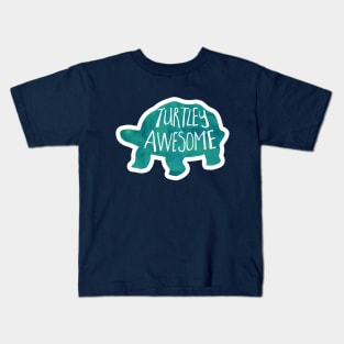 Turtley Awesome! Totally awesome funny turtle Kids T-Shirt